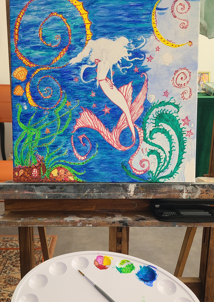 Ocean Muse No. 4 — La Sirène et les Astres Marins