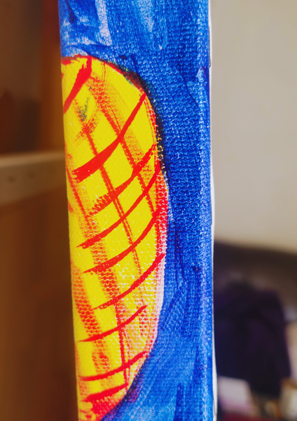 Sirènes de Monte-carlo - Œuvre d'art originale (100 cm x 100 cm)