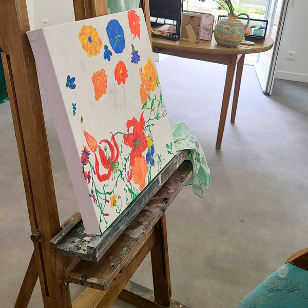 Ocean Muse No. 7 — Le Secret des Fleurs Bleues