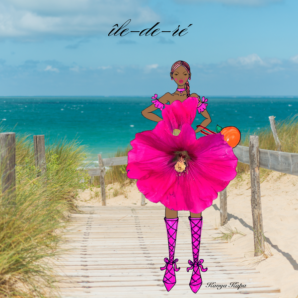 Roses de l’Île-de-Ré - Œuvre d’art originale — Miniature