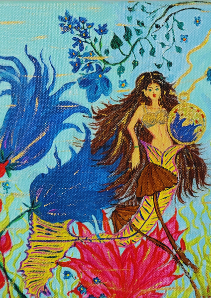 Ocean Muse No. 7 — Le Secret des Fleurs Bleues